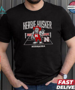 Original Nebraska volleyball herbie mascot shirt