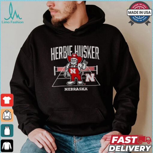 Original Nebraska volleyball herbie mascot shirt