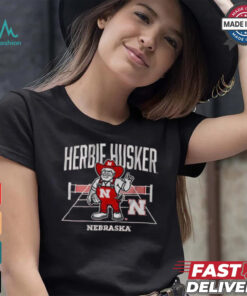 Original Nebraska volleyball herbie mascot shirt