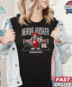 Original Nebraska volleyball herbie mascot shirt