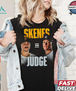 Original Paul Skenes Pittsburgh vs. Aaron Judge Yankees 2024 Game Shirt