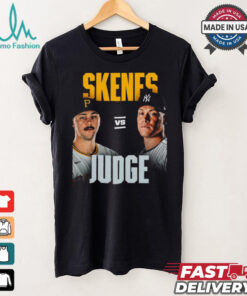 Original Paul Skenes Pittsburgh vs. Aaron Judge Yankees 2024 Game Shirt