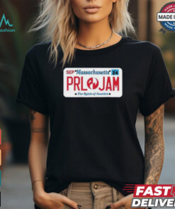 Original Pearl jam setlist shirt for boston ma at fenway park on september 15 and 17 2024 the spirit of america