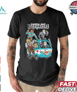 Original Tampa Bay Buccaneers NFL Horror Characters Movie Hippie Halloween Shirt