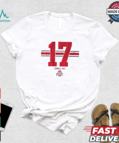 Osu Football Carnell Tate 17 Stripe T shirt