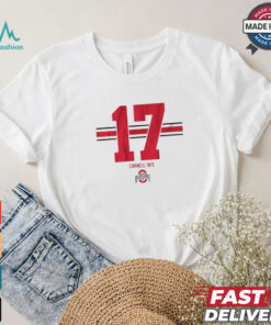 Osu Football Carnell Tate 17 Stripe T shirt