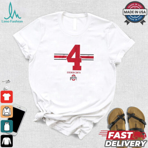 Osu Football Jeremiah Smith 4 Stripe T shirt