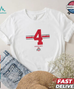 Osu Football Jeremiah Smith 4 Stripe T shirt