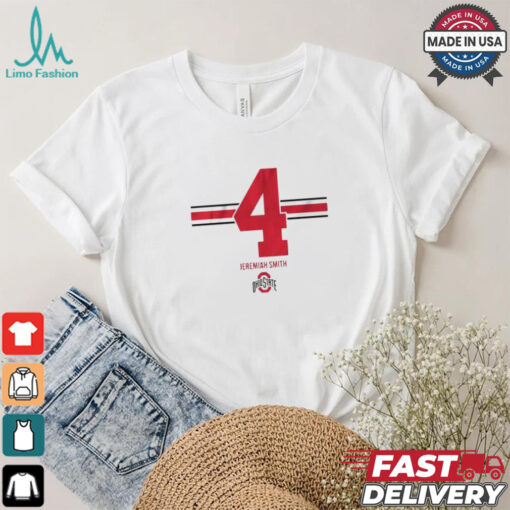 Osu Football Jeremiah Smith 4 Stripe T shirt