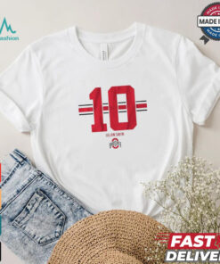 Osu Football Julian Sayin 10 Stripe T shirt