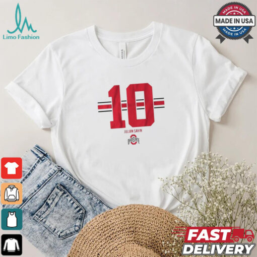Osu Football Julian Sayin 10 Stripe T shirt