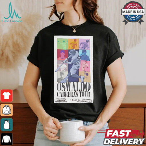 Oswaldo Cabrera’s Tour New York Yankees baseball shirt