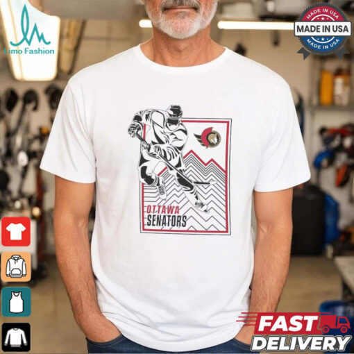 Ottawa Senators Starter White Player Grid T Shirt