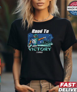 PHLY Road to Victory Philly Football Painting t shirt