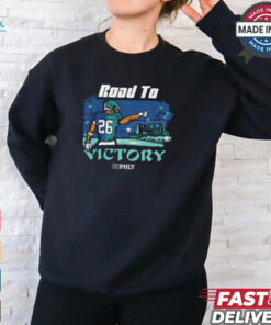 PHLY Road to Victory Philly Football Painting t shirt