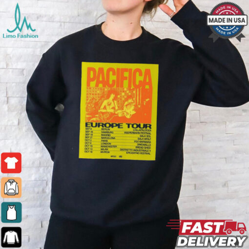 Pacifica Europe Tour 2024 Poster Shirt