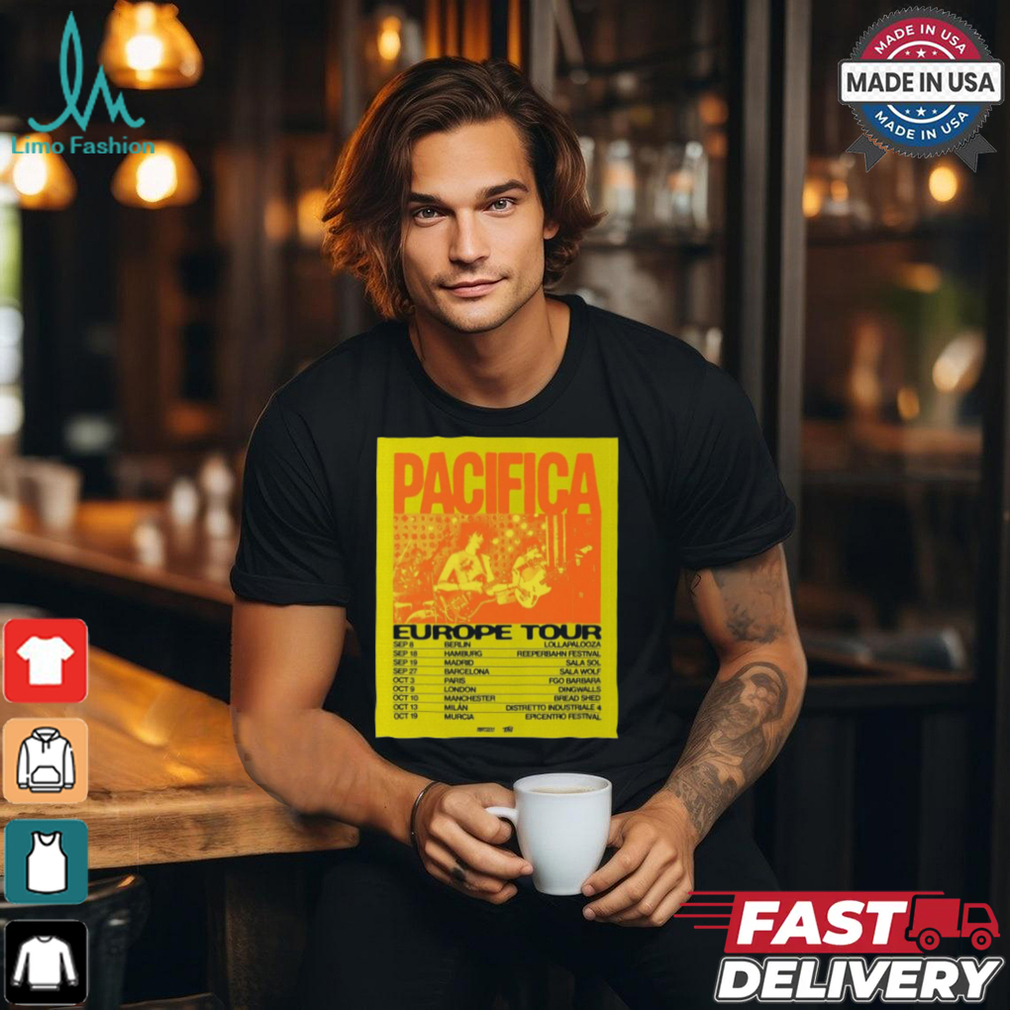 Pacifica Europe Tour 2024 Poster Shirt Pacifica Europe Tour 2024 Poster Shirt