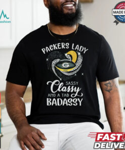 Packer lady sassy classy and a tad Badassy shirt