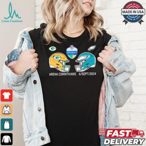 Packers vs Eagles Arena Corinthians NFL 2024 Sao Paulo game shirt