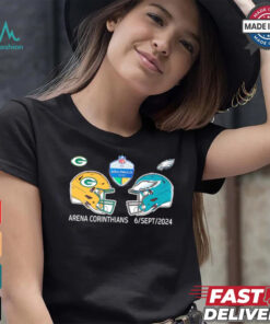 Packers vs Eagles Arena Corinthians NFL 2024 Sao Paulo game shirt
