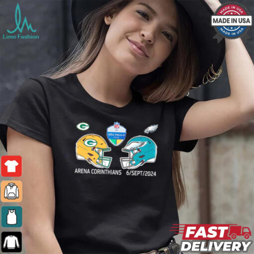 Packers vs Eagles Arena Corinthians NFL 2024 Sao Paulo game shirt