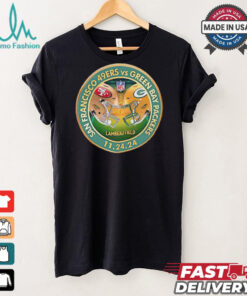 Packers vs. 49ers November 24 2024 Lambeau Field match up shirt