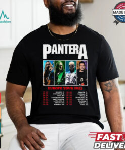 Pantera Europe Tour 2025 shirt