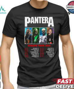 Pantera Europe Tour 2025 shirt