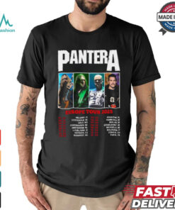 Pantera Europe Tour 2025 shirt