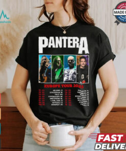 Pantera Europe Tour 2025 shirt