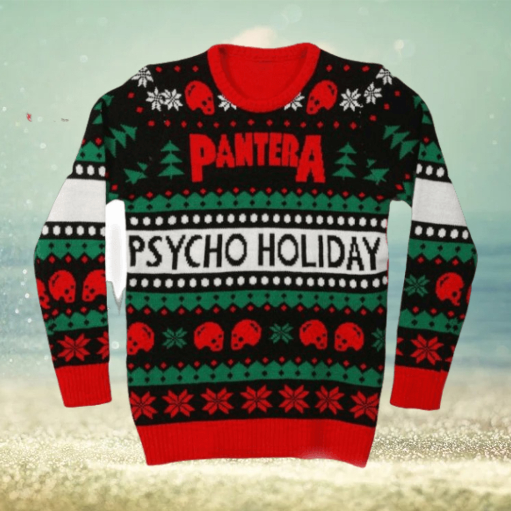 Pantera Psycho Holiday Knitted Ugly Christmas Sweater Pantera Psycho Holiday Knitted Ugly Christmas Sweater