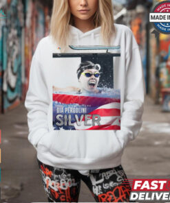 Paris Paralympics 2024 Poster Women’s 400M Freestyle S13 Gia Pergolini Silver Medal t shirt