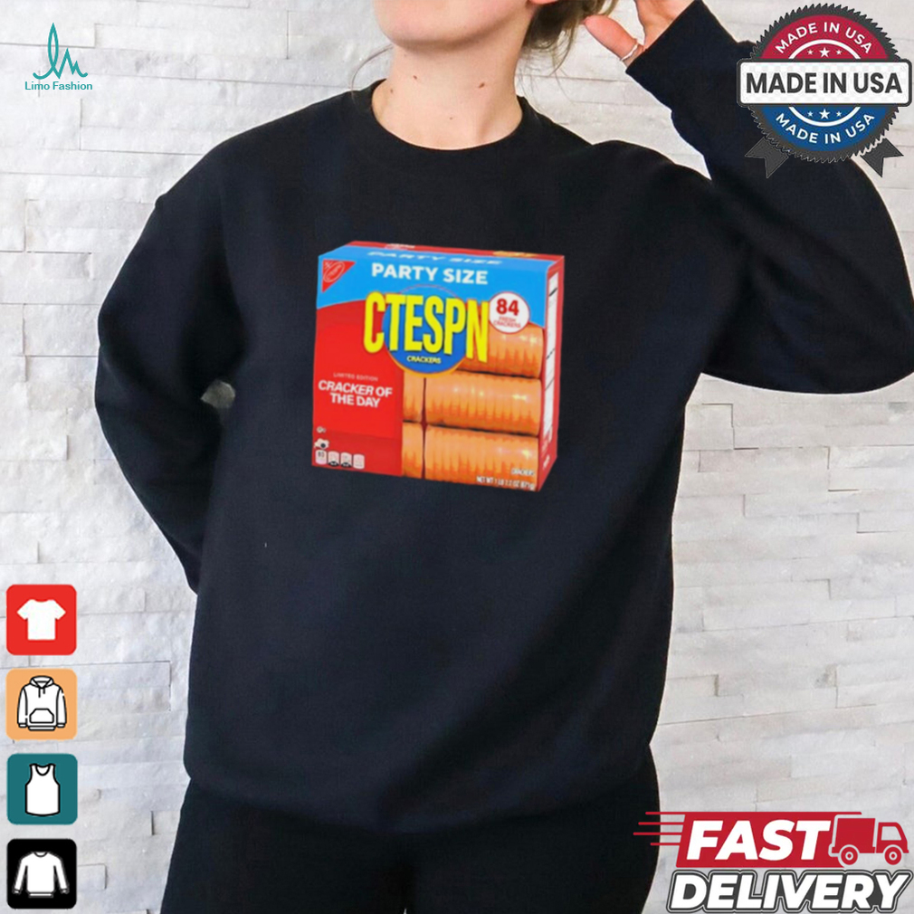 Party Size Ctespn Crackers t shirt Party Size Ctespn Crackers t shirt
