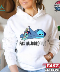 Pas aujourd'hui Stitch shirt