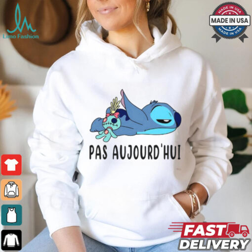 Pas aujourd’hui Stitch shirt
