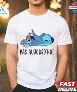 Pas aujourd'hui Stitch shirt