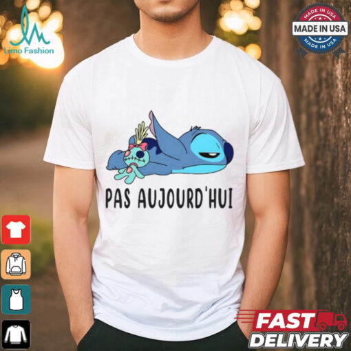 Pas aujourd’hui Stitch shirt
