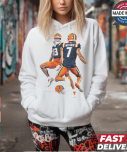 Pat Bryant And Kenari Wilcher Hang Time Illinois Football Graphic t shirt