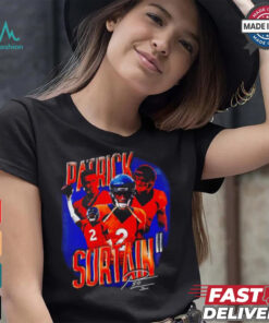 Patrick Surtain II Denver Broncos football signature shirt