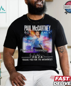 Paul Mccartey Got Back 2024 Thank You For The Memories T Shirt