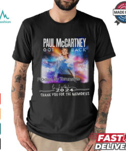 Paul Mccartey Got Back 2024 Thank You For The Memories T Shirt