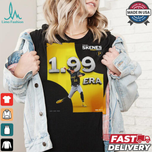 Paul Skenes’ 1.99 ERA Pittsburgh Pirates Shirt
