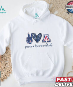 Peace Love Arizona Wildcats Shirt