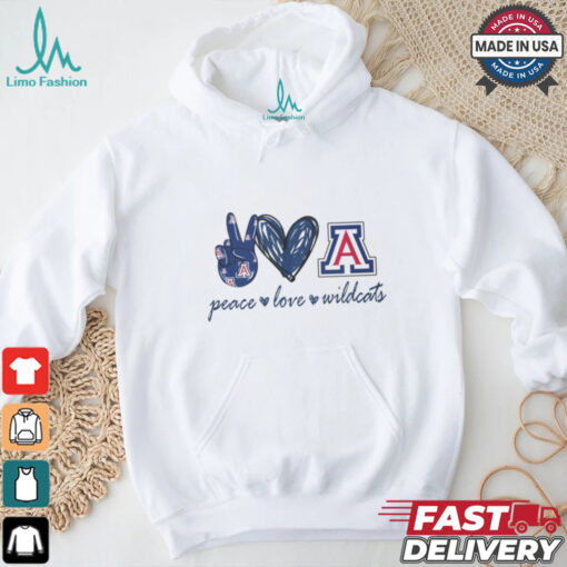 Peace Love Arizona Wildcats Shirt