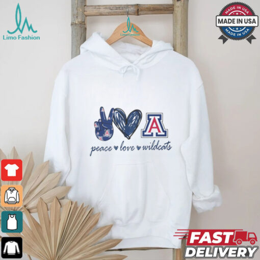 Peace Love Arizona Wildcats Shirt