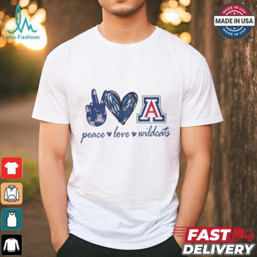 Peace Love Arizona Wildcats Shirt