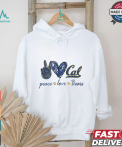 Peace Love California Golden Bears Shirt