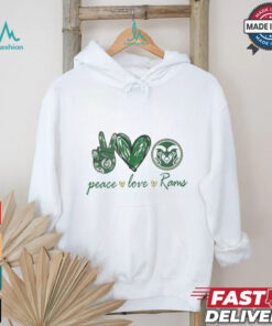 Peace Love Colorado State Rams Shirt