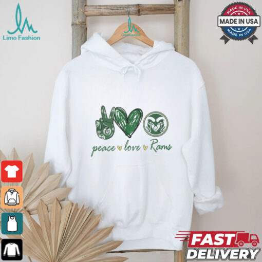 Peace Love Colorado State Rams Shirt