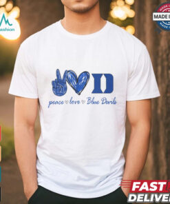 Peace Love Duke Blue Devils Shirt